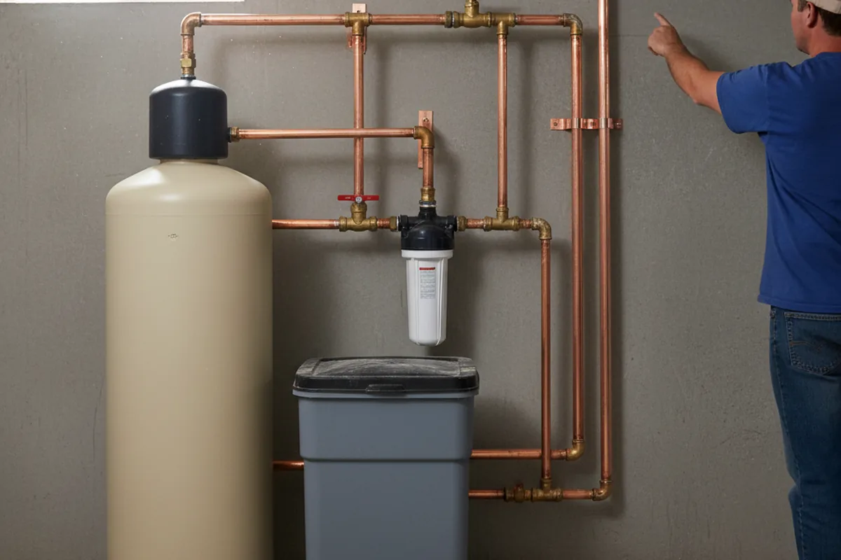 Whole-house water treatment system installed in Gordonville